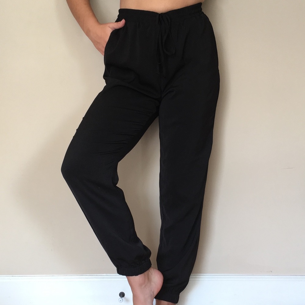 Forever 21 Black Hip Hop Joggers